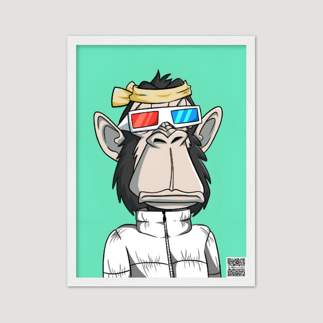 Touchable NFT Framed Poster