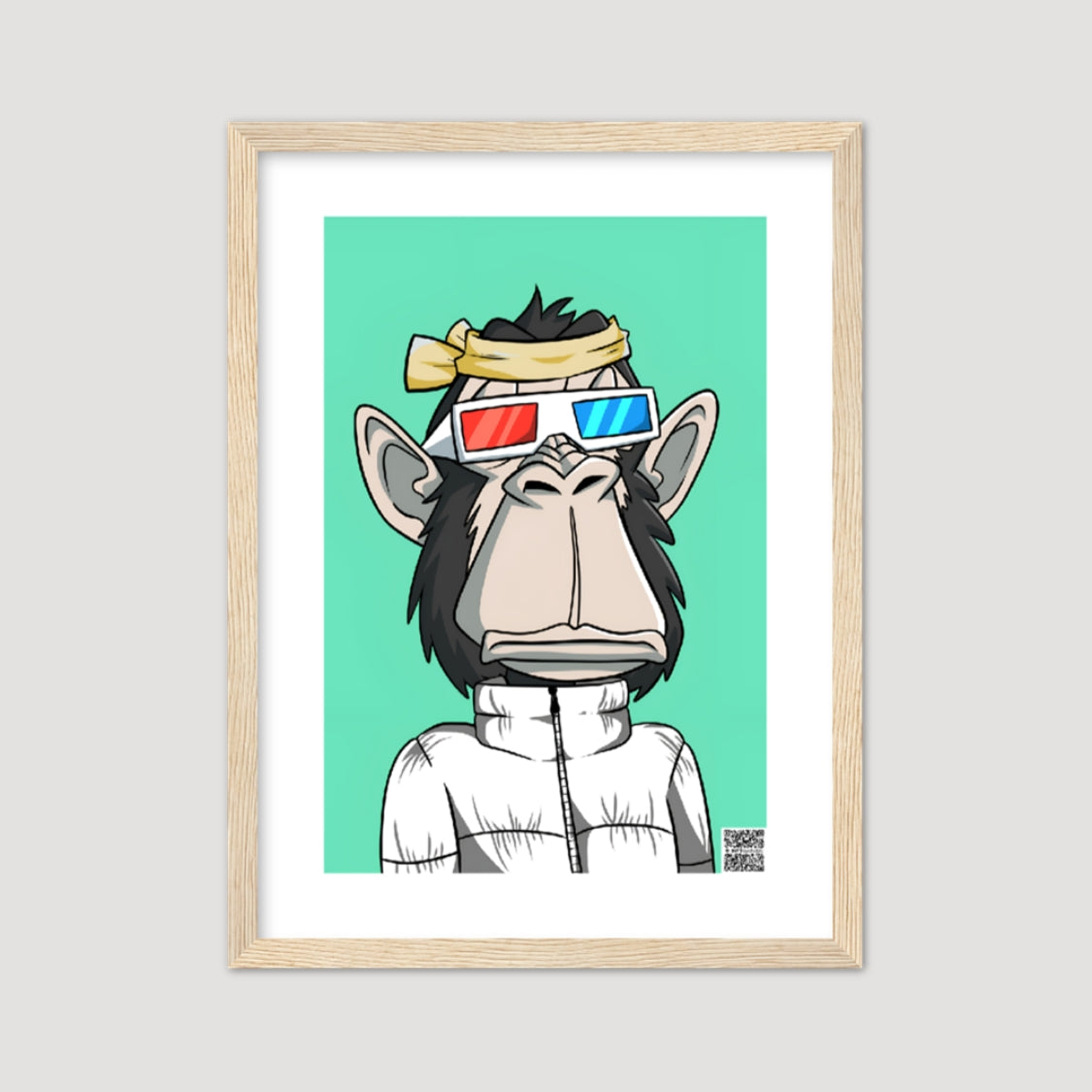 Touchable NFT Framed Poster