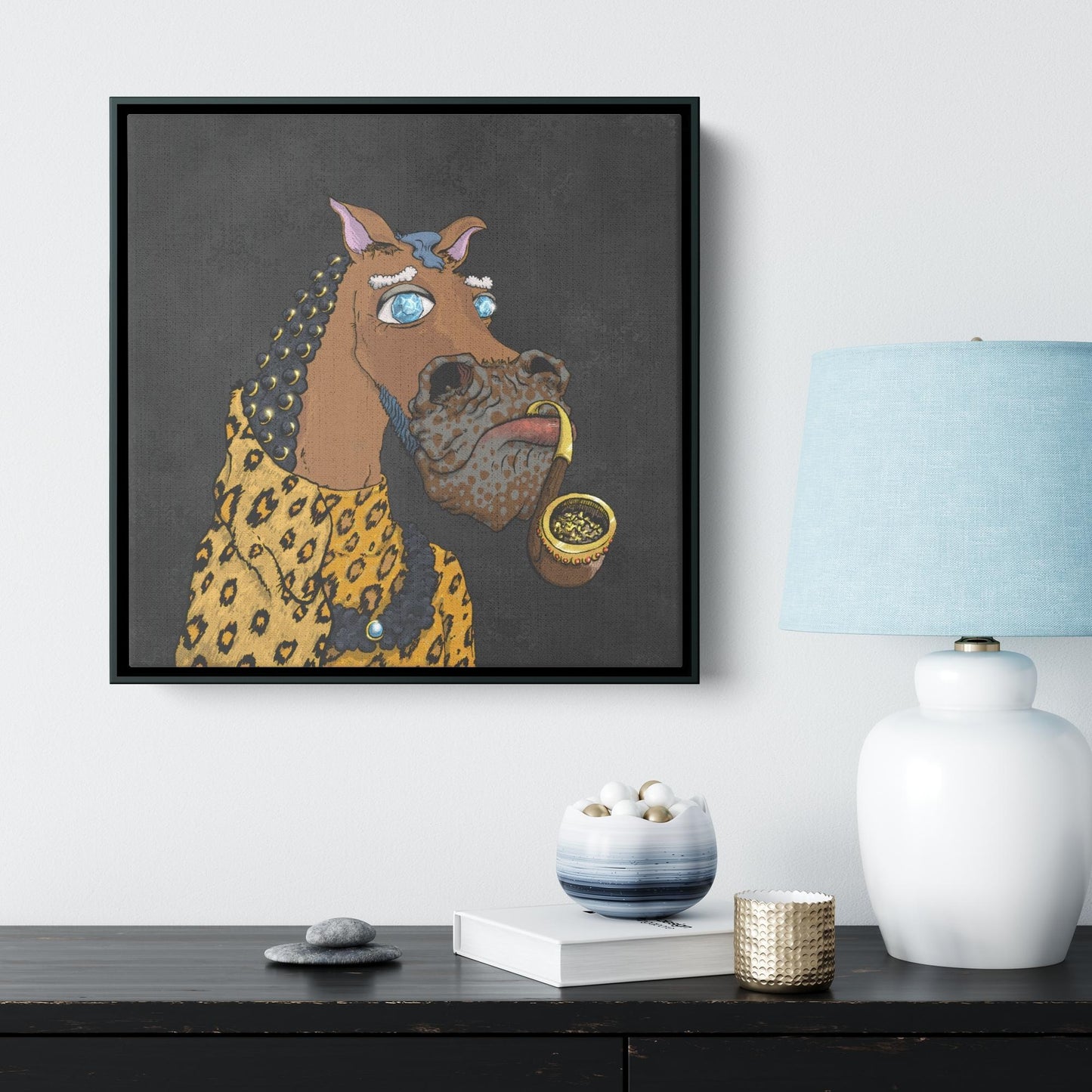 Touchable NFT Framed Canvas
