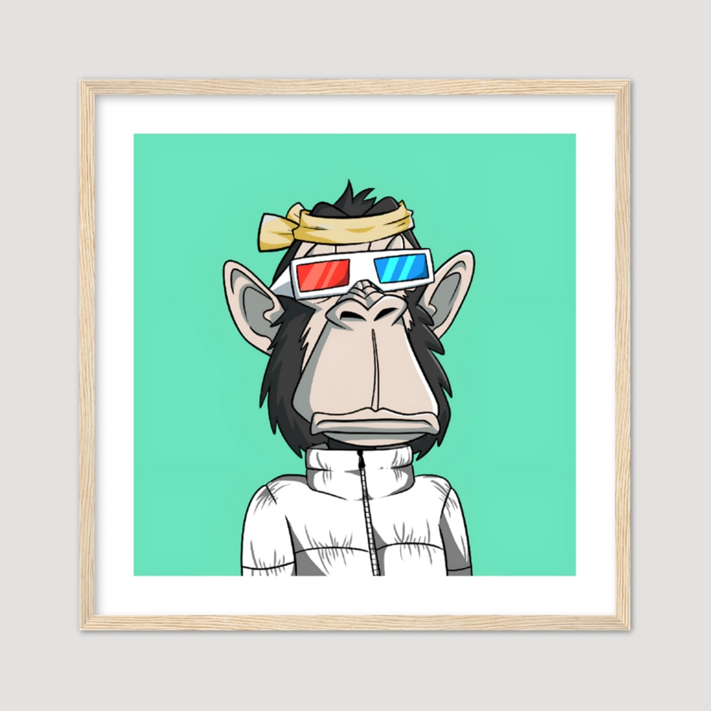 Touchable NFT Framed Poster