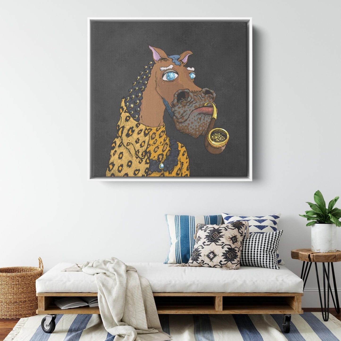 Touchable NFT Framed Canvas
